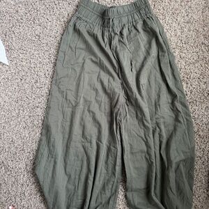NATURAL LIFE Olive Wide Leg Pants